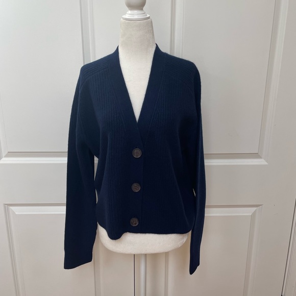 CROPPED FISHERMAN CASHMERE CARDIGAN FROM NAKEDCASHMERE - Picture 7 of 12